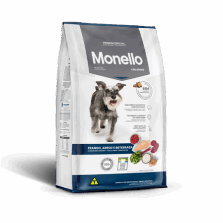 Monello Mature Dogs Chicken, Rice and Beet 15Kg