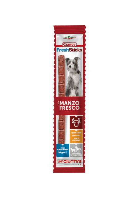 Crancy Dog Fresh Sticks Manzo10g
