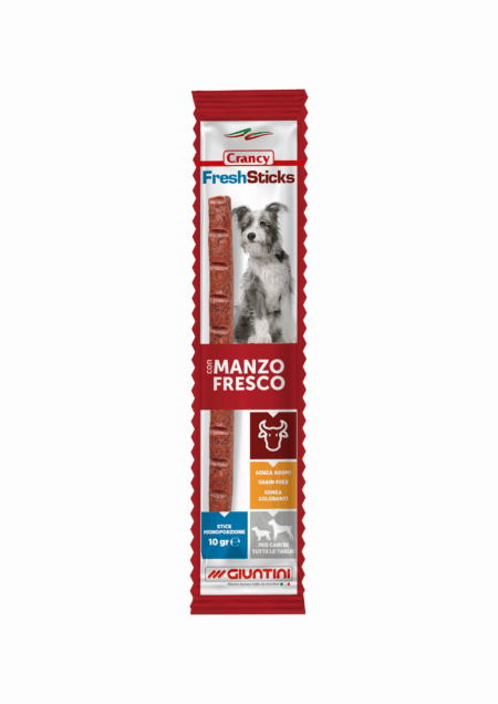 Crancy Dog Fresh Sticks Manzo10g