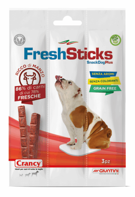 Crancy Dog Fresh Sticks Manzo30g
