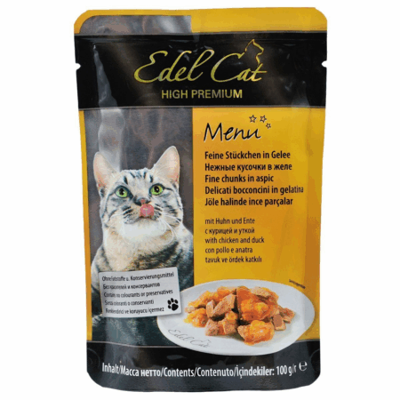Edel Cat Gelée avec Dinde et Canard 100g