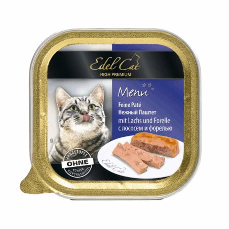 Edel Cat Paté Saumon et Truite 100g