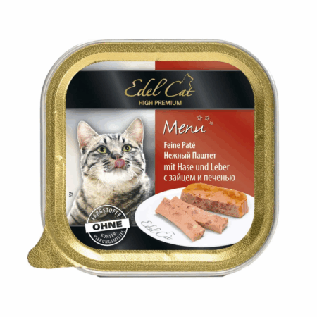 Edel Cat Paté lapin et foie 100g
