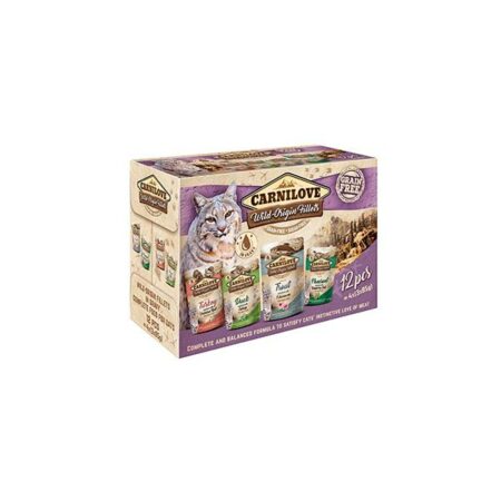 CARNILOVE MULTIPACK POCHON CHAT 12x85gr