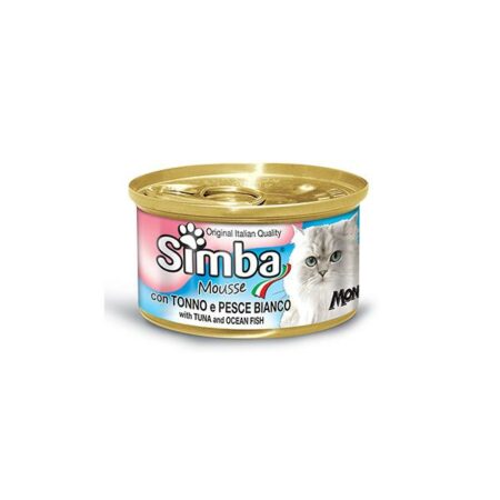 SIMBA BOITE CAT WITH TUNA/BLANCFISH 85gr