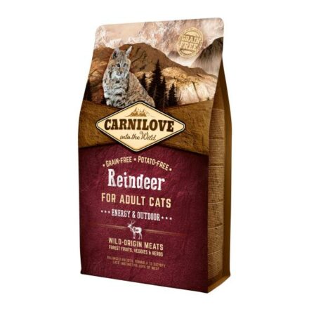 CARNILOVE CHAT ENRG&OUTD renne 2KG