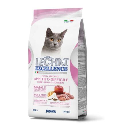 LECHAT EXC. CHAT EXIGENT PORK 1,5Kg