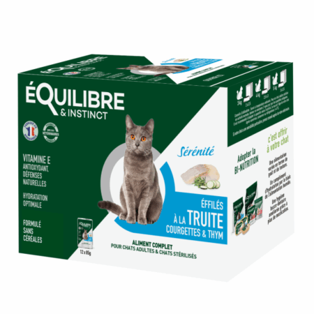 E&I EFFILÉS SÉRÉNITÉ TROUT COURGETTE &THYM 12X85gr