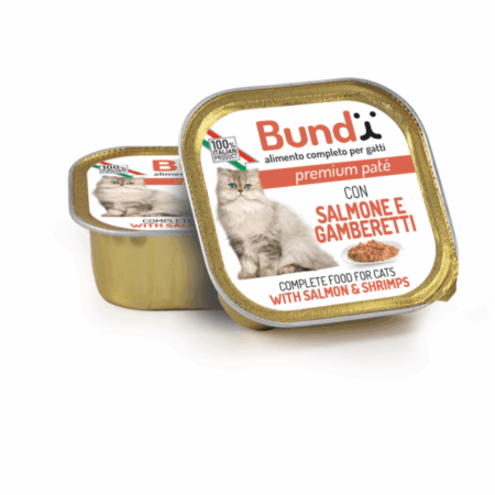BUNDI PATE SAUMON & CREVETTES 90gr