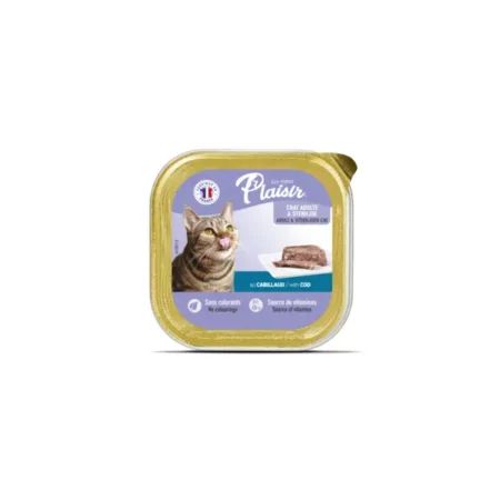 PLAISIR PATE POISSON 100G BARQUETTE
