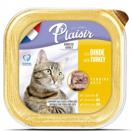PLAISIR Pate with Dinde 100gr BARQUETTE