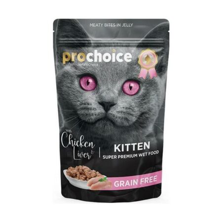 PROCHOICE POCHON GF KITTEN IN JELLY 85gr