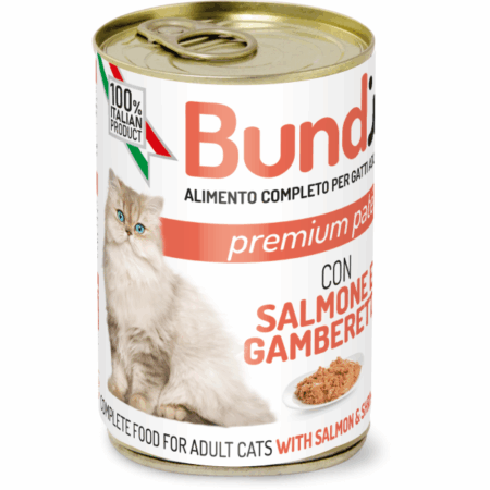 BUNDI CAT SALMON SHRIMPS 400gr