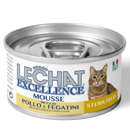 LECHAT EXC.MOUSSE STER CHICKEN/LIVER 85gr