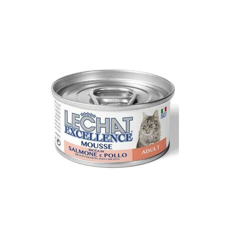 LECHAT EXC.MOUSSE ADULT SALM/POL 85gr