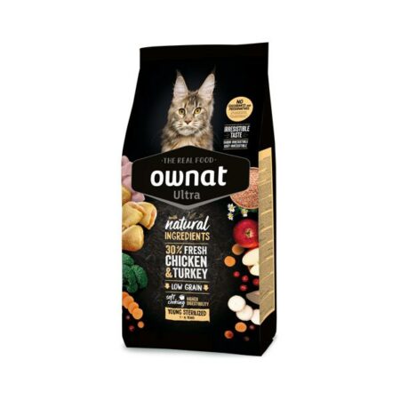OWNAT ULTRA YOUNG STERILIZED CHICKEN AND TURKEY 0,4 Kg
