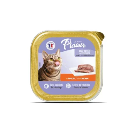 PLAISIR Pate with chicken 100gr BARQUETTE