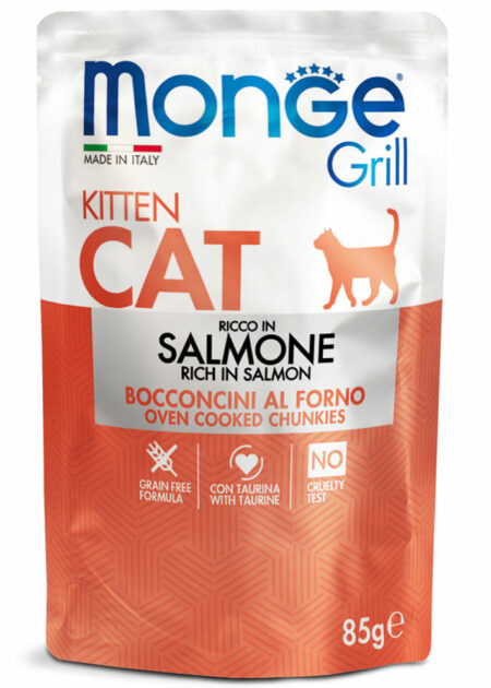 Monge Kitten Pochon with Salmon in Jelly 85gr
