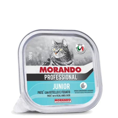 MORANDO Pate JUNIOR with beef and liver 100gr BARQUETTE