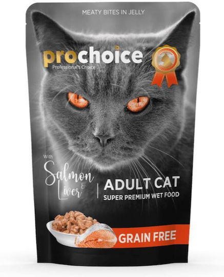 Prochoice pochon with Salmon and Liver 85gr