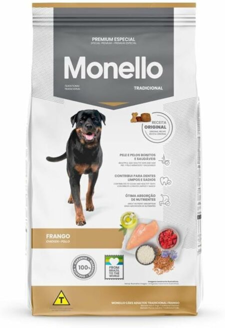 MONELLO ADULT DOGS TRADITIONAL CHICKEN 15KG