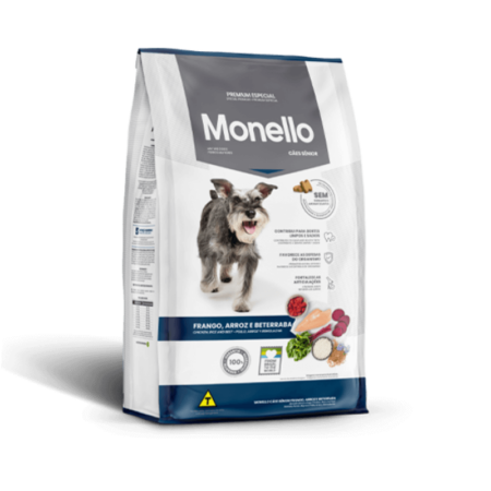 MONELLO MATURE DOGS CHICKEN RICE AND BEET 1KG