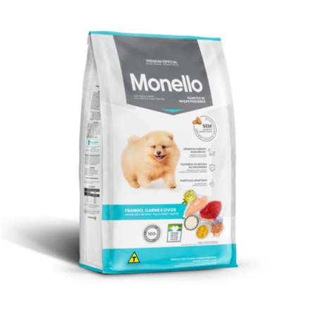 MONELLO PUPPIES SMALL BREEDS CHICKEN BEEF AND EGGS 1KG