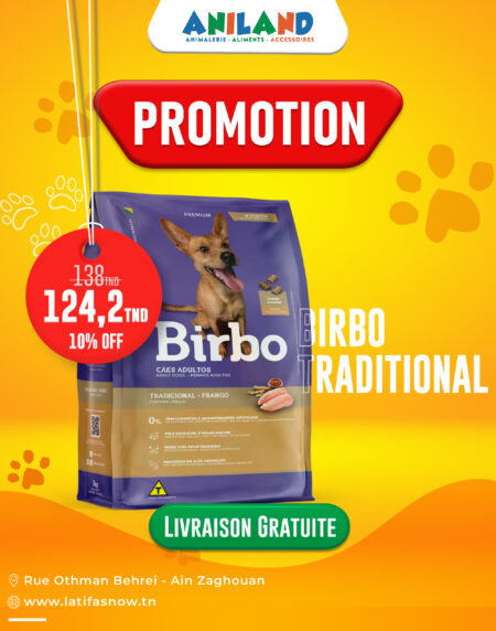 BIRBO ADULT DOGS TRADITIONAL CHICKEN 15KG