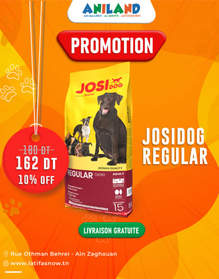 🐶 Josidog Regular Adulte 15 kg – Croquettes Chien à Prix Promo