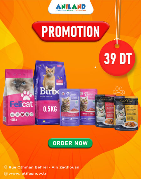 🐱 Pack Chat Adulte Aniland – Nutrition & Hygiène à Prix Promo
