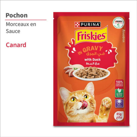 Friskies Pochon 85g in Gravy with Duck